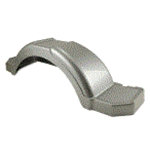 Fender, Plastic. Fits 13" / 14" Tires (Silver) (Same As Lr # 2301.23, 2301.24, And 2301.19)
