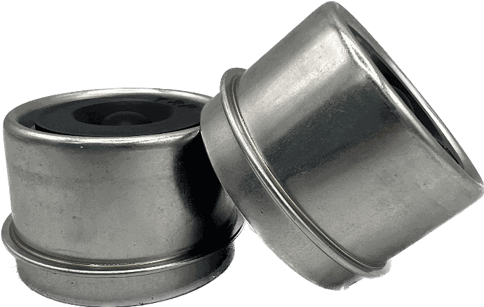 Ap Products Grease Cap With Plug, 5.2K & 6K Axle Hubs, 2.44" Diameter, Sold As A Pair