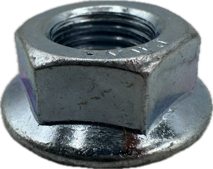 Shackle Bolt Nut 7/16" X 20 Zinc Flanged Lippert Components