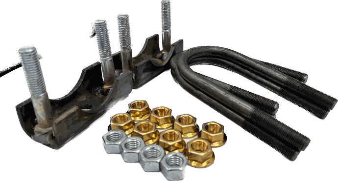 Tie Plate Kit Round 2 3/8" Over/Under Conversion Kit