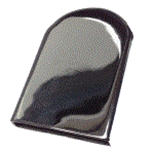 (Limited Stock) Plastic Cover 2"X3" Black Vinyl