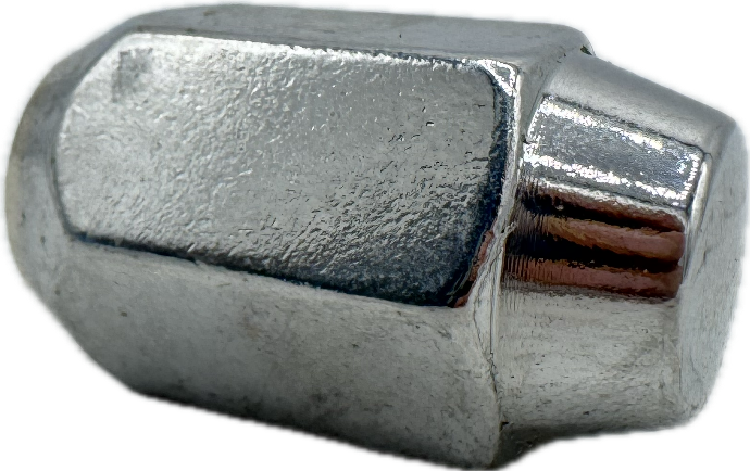 Lug Nut, Threads: 1/2"-20, Cone: 60 Degrees, Overall Length: 1.42" (Short), Finish: Chrome, Style: Acorn, Socket Size: 13/16", Brand: Load-Rite