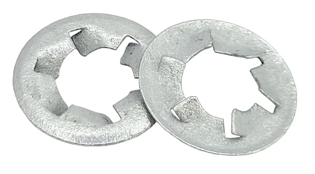 Nut, Push, 1/2" Bolt Retainer, Znc Pltd Steel - Sold as Each