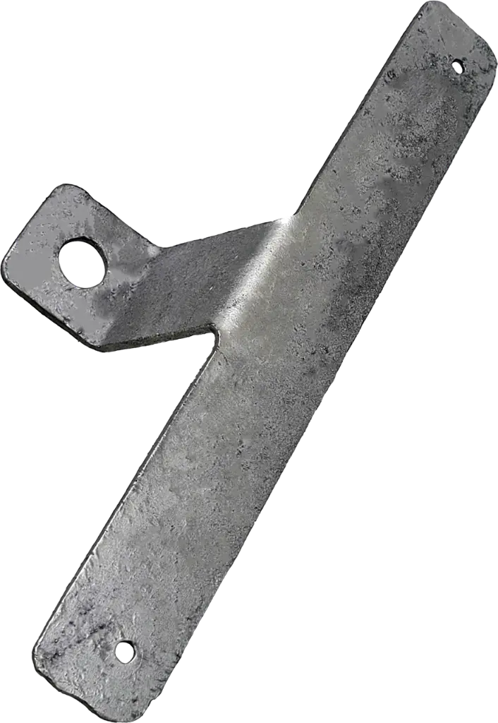 Bracket, 3-Bar Light. 10", Tri-Toons, Galv