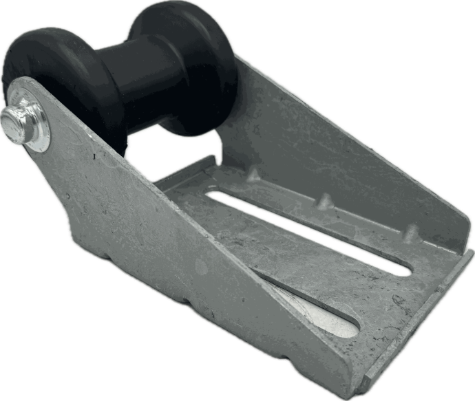 Keel Roller 4" Assembly Spool Black Rubber, Ce Smith# 32150G