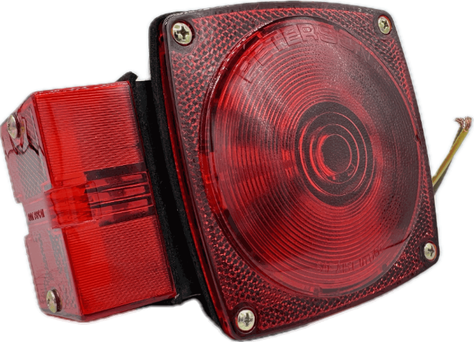 Taillight, LH Square Over 80" Load Rite
