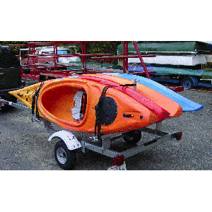 Kayak Trailer Rack Single Tier 4 Kayaks ( K1T )(Rack-Kayak-4)
